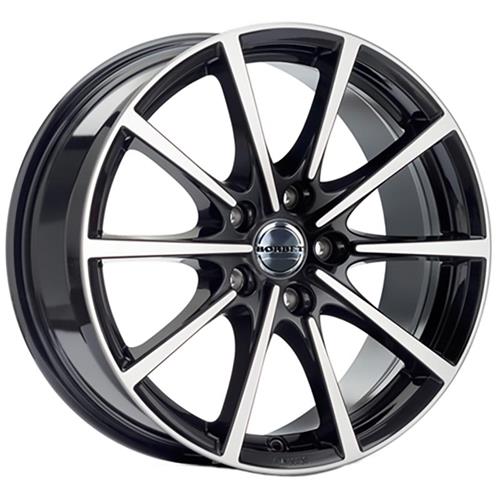 BORBET BL5 BLACK POLISHED 5X114.3 ET48 HB72.5 8x17