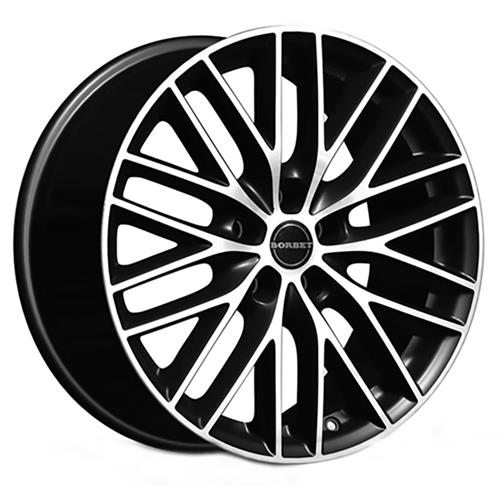 BORBET BS5 BLACK POLISHED 5X112 ET38 HB72.5 7x16