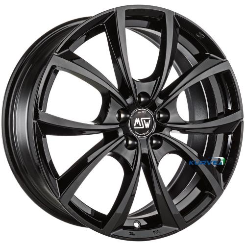 MSW 27 BLACK GLOSSY 5X100 ET35 HBPSRING 7.5x18