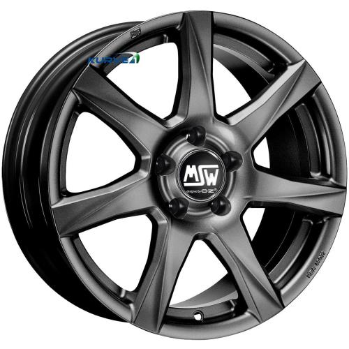 MSW MSW 77 MATT DARK GREY 4X100 ET42 HBPSRING 6x15