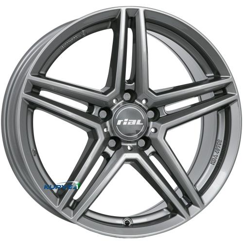 RIAL M10X METAL GREY 5X112 ET53 HB66.5 8.5x20