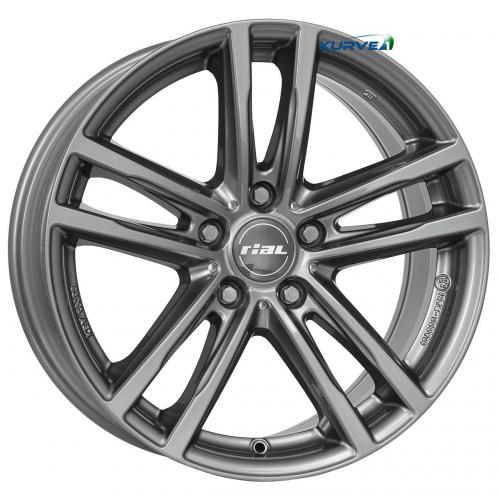 RIAL X10 METAL GREY 5X120 ET37 HB72.6 7.5x17