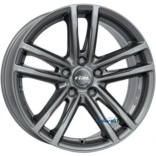 RIAL X10X METAL GREY 5X112 ET44 HB66.5 8.5x18