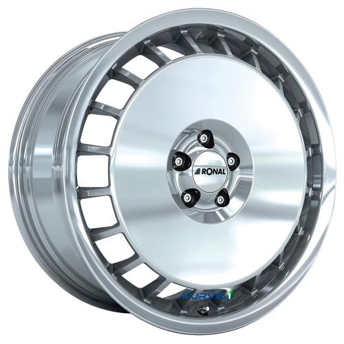 RONAL R50 AERO POLISHED 5X112 ET45 HB76 8x18