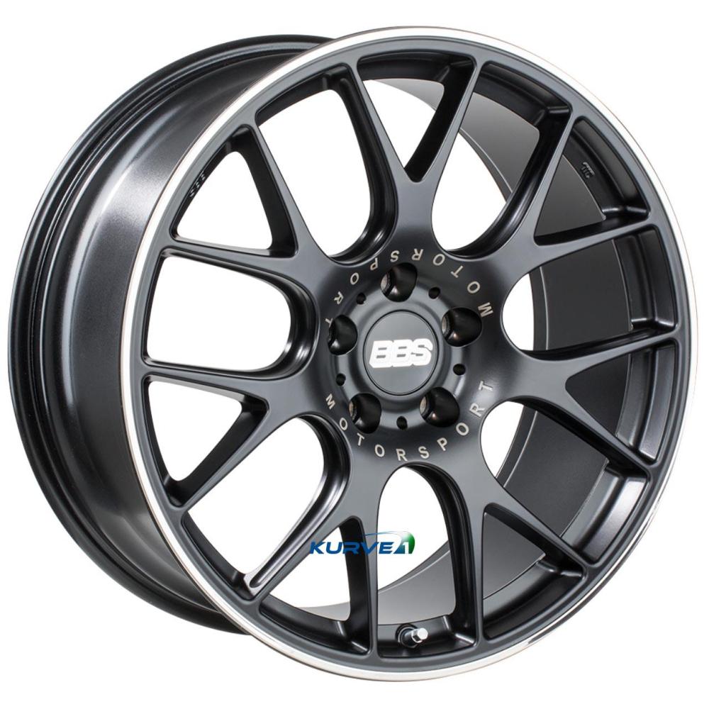 BBS CH R SATIN BLACK 5X112 ET27 HB82 8.5x19