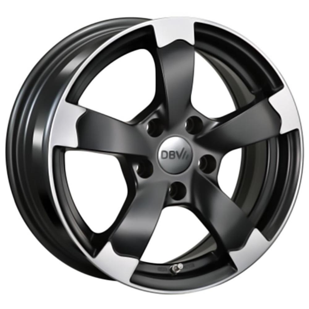 DBV TORINO 2 BLACK MATT POLI 5X112 ET48 HB66.6 7.5x17