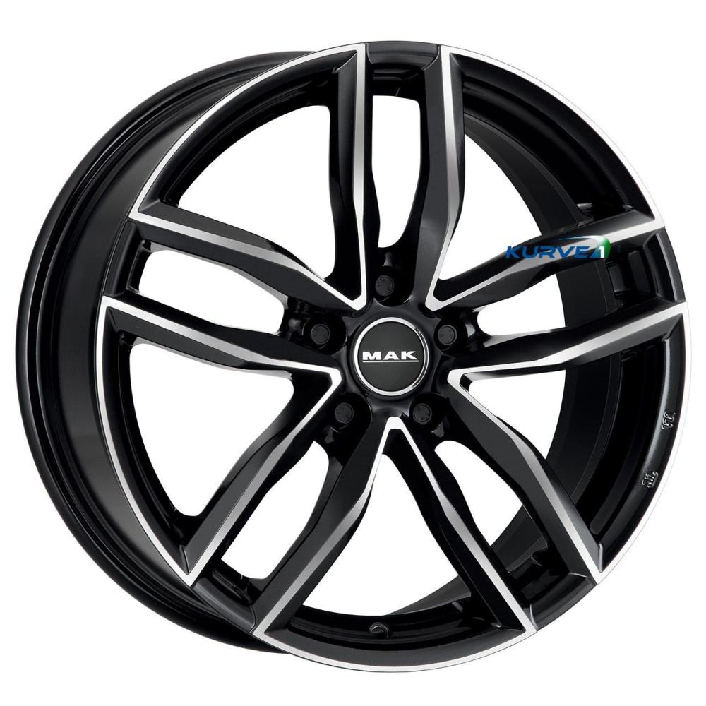 MAK SARTHE BLACK MIR 5X112 ET30 HB66.45 8x19