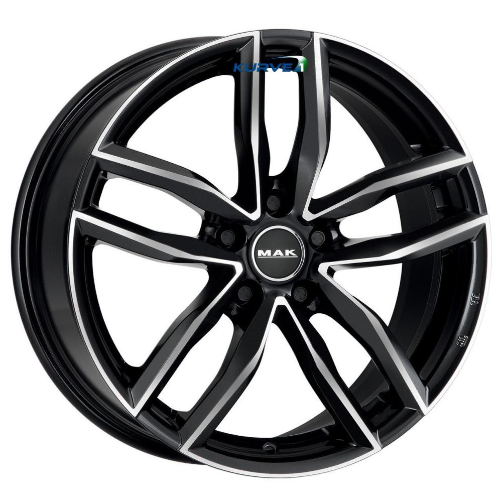 MAK SARTHE W BLACK MIR 5X112 ET42 HB66.45 7.5x17