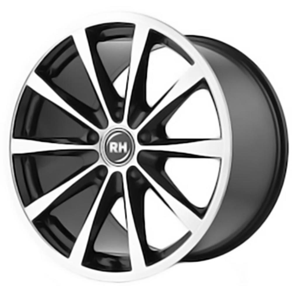 RH ALURAD GT BLACK FULL POL 5X130 ET54 HB71.5 8.5x19