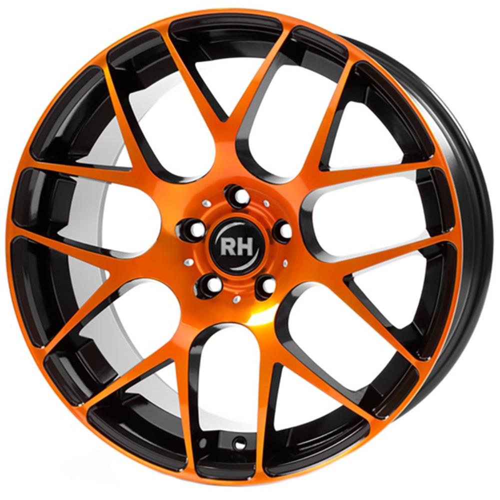 RH ALURAD NBU RACE POL ORANGE 5X112 ET35 HB72.6 9.5x19