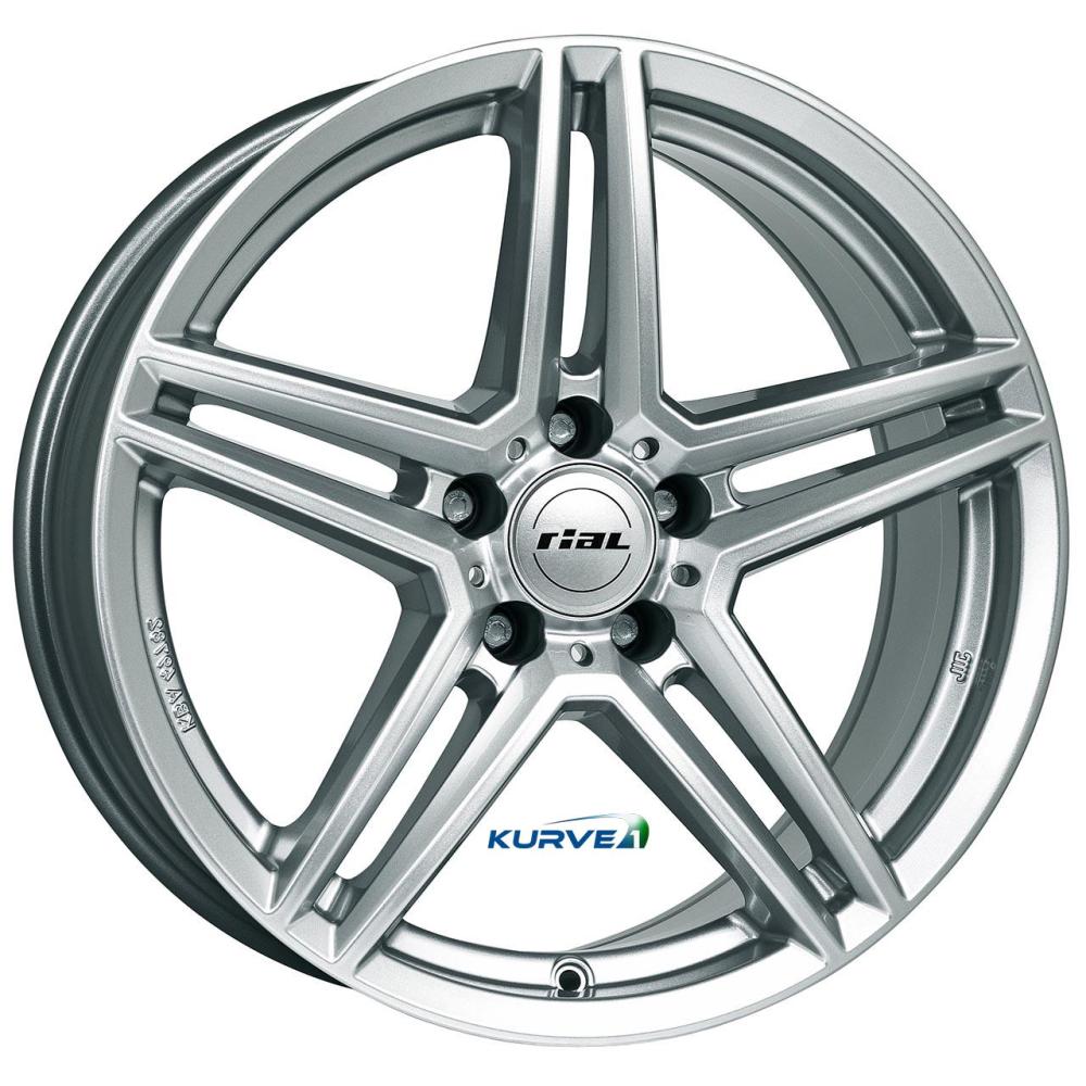 RIAL M10 SILV POLAR 5X112 ET48 HB66.5 8.5x18