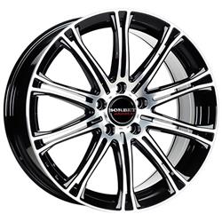 BORBET CW 1 BLACK POLISHED 5X114.3 ET40 HB72.5 8x19