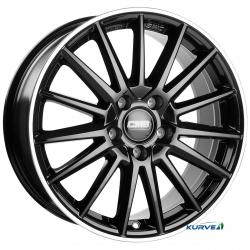 CMS C23 DIAMOND RIM BLACK 6.5x16