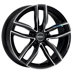 MAK SARTHE BLACK MIR 5X112 ET30 HB66.45 8x19