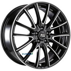 MSW 86 BLACK POL 5X100 ET45 HBPSRING 6.5x16