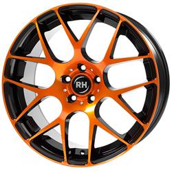 RH ALURAD NBU RACE POL ORANGE 5X112 ET35 HB72.6 9.5x19