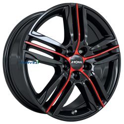 RONAL R57 JET BLA RED SPOKE 5X112 ET40 HB76 7.5x19