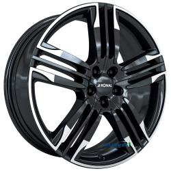 RONAL R58 JET BLA WHITE RIM 5X112 ET21 HB66.5 10x22