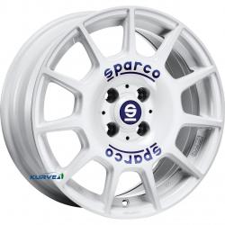 SPARCO TERRA WHITE BLUE LETT 5X112 ET35 HBPLRING 7x16